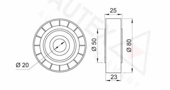 Autex 651151 Idler Pulley 651151