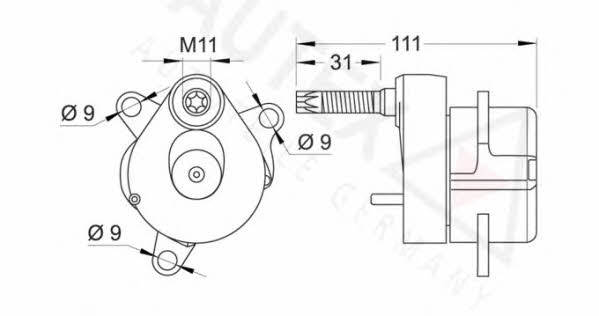 Autex 654416 Belt tightener 654416