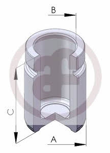 Rear brake caliper piston Autofren D025253