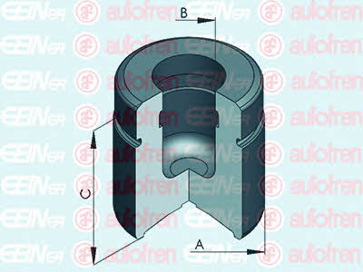 Autofren D025224 Front brake caliper piston D025224