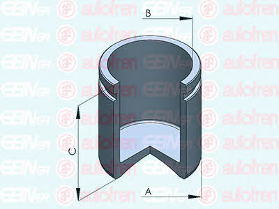 Autofren D025580 Front brake caliper piston D025580
