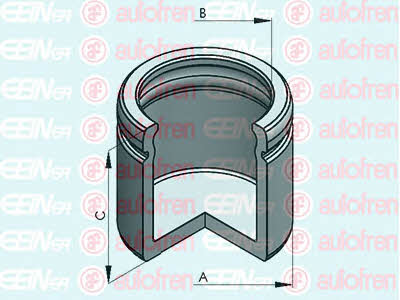 Autofren D025548 Rear brake caliper piston D025548