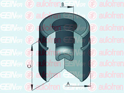 Autofren D025497 Rear brake caliper piston D025497