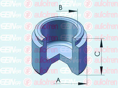 Autofren D025480 Front brake caliper piston D025480