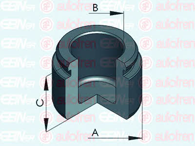 Autofren D025571 Front brake caliper piston D025571