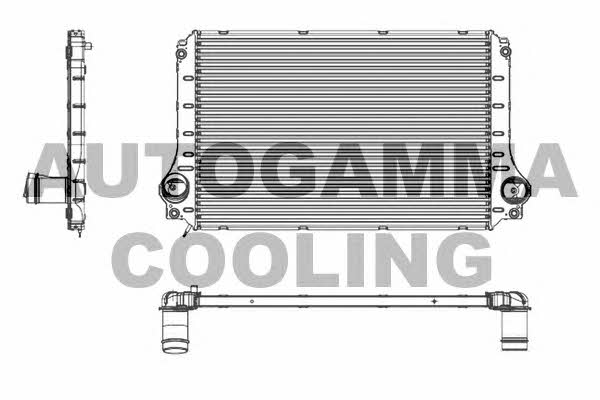 Autogamma 104973 Intercooler, charger 104973