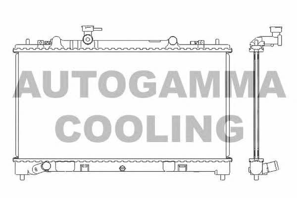 Autogamma 105990 Radiator, engine cooling 105990