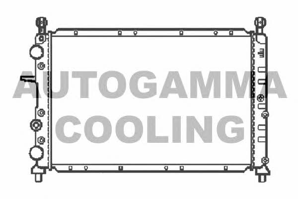 Autogamma 100017 Radiator, engine cooling 100017