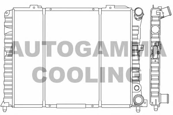 Autogamma 100022 Radiator, engine cooling 100022