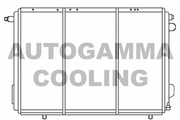 Autogamma 100034 Radiator, engine cooling 100034