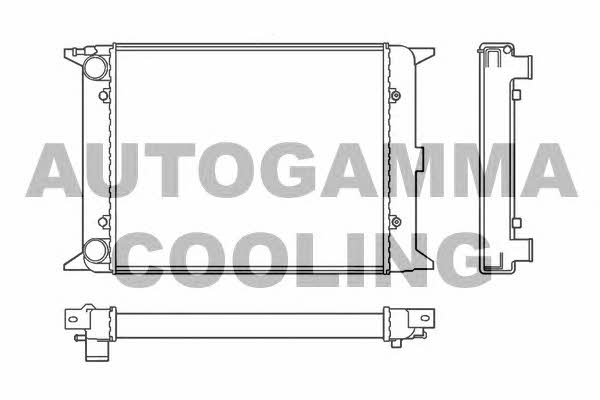 Autogamma 100036 Radiator, engine cooling 100036