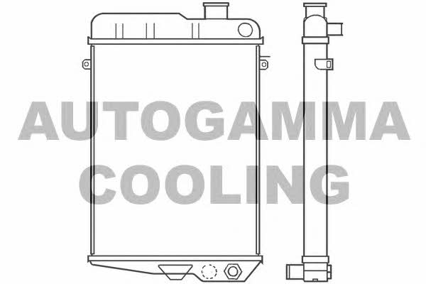 Autogamma 100039 Radiator, engine cooling 100039