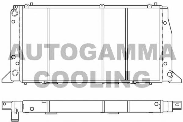 Autogamma 100044 Radiator, engine cooling 100044