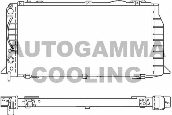 Autogamma 100046 Radiator, engine cooling 100046
