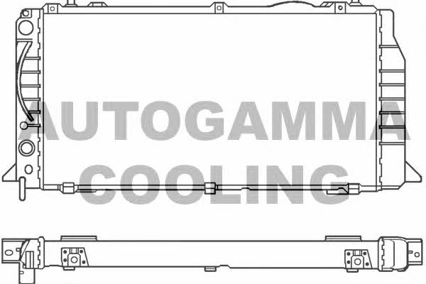 Autogamma 100048 Radiator, engine cooling 100048