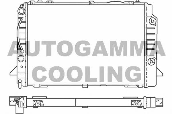 Autogamma 100053 Radiator, engine cooling 100053