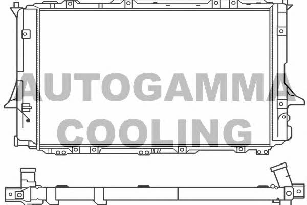 Autogamma 100059 Radiator, engine cooling 100059