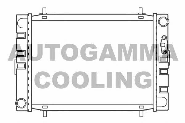 Autogamma 100069 Radiator, engine cooling 100069