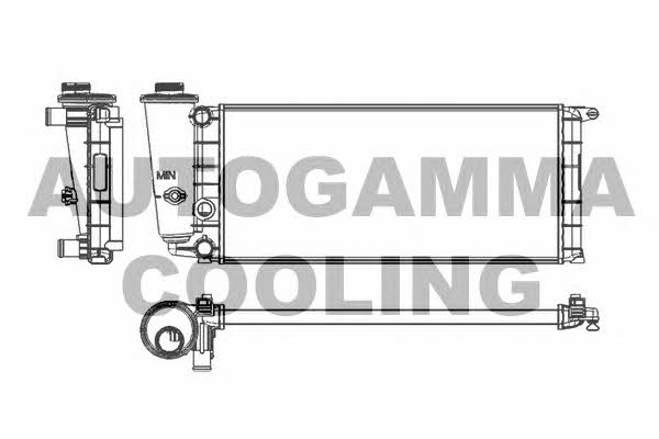 Autogamma 100077 Radiator, engine cooling 100077