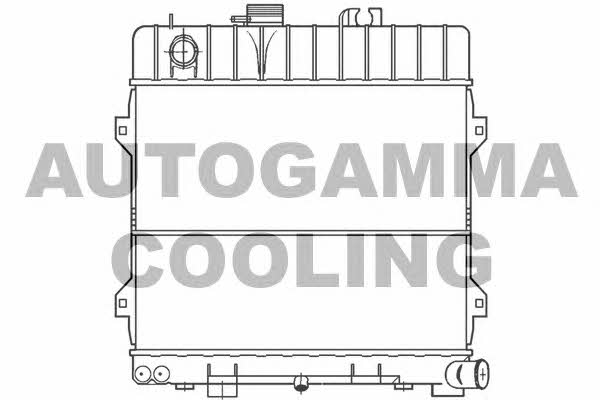 Autogamma 100092 Radiator, engine cooling 100092