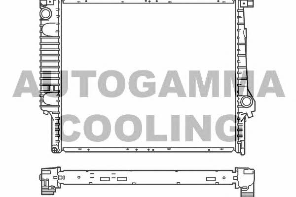 Autogamma 100100 Radiator, engine cooling 100100