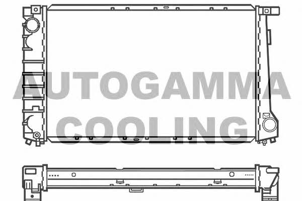 Autogamma 100128 Radiator, engine cooling 100128