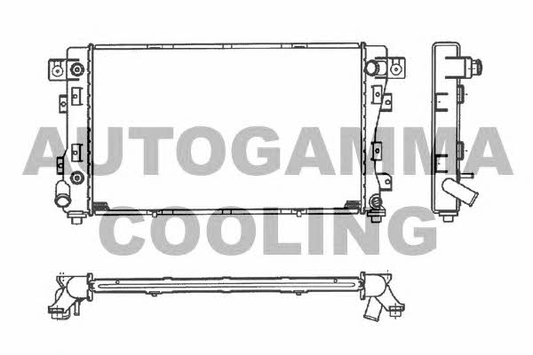 Autogamma 100137 Radiator, engine cooling 100137