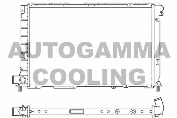 Autogamma 100143 Radiator, engine cooling 100143
