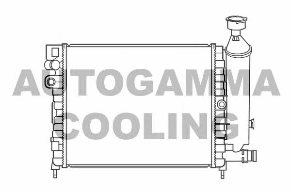Autogamma 100152 Radiator, engine cooling 100152