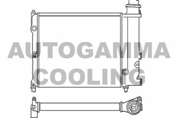 Autogamma 100161 Radiator, engine cooling 100161