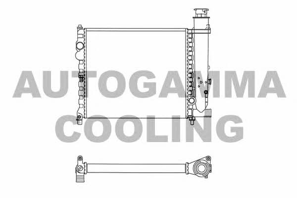 Autogamma 100162 Radiator, engine cooling 100162