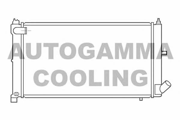 Autogamma 100167 Radiator, engine cooling 100167