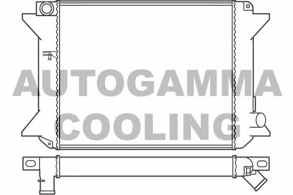Autogamma 100171 Radiator, engine cooling 100171
