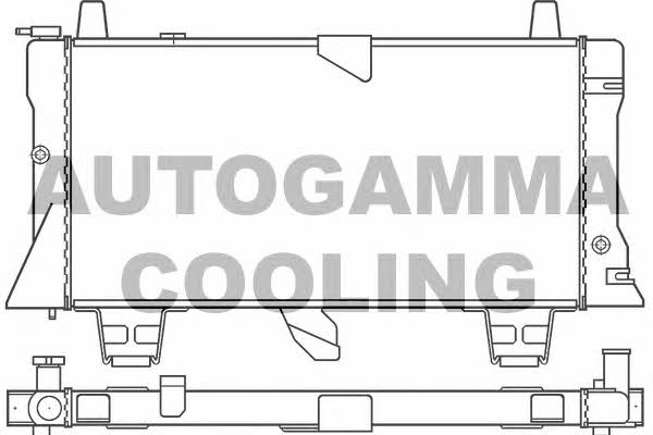 Autogamma 100179 Radiator, engine cooling 100179