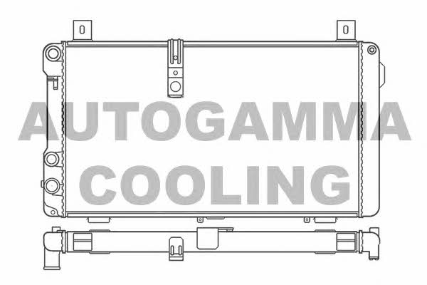 Autogamma 100180 Radiator, engine cooling 100180