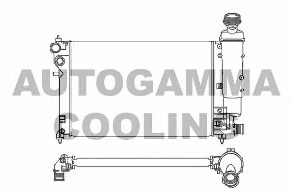 Autogamma 100194 Radiator, engine cooling 100194