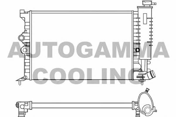 Autogamma 100203 Radiator, engine cooling 100203