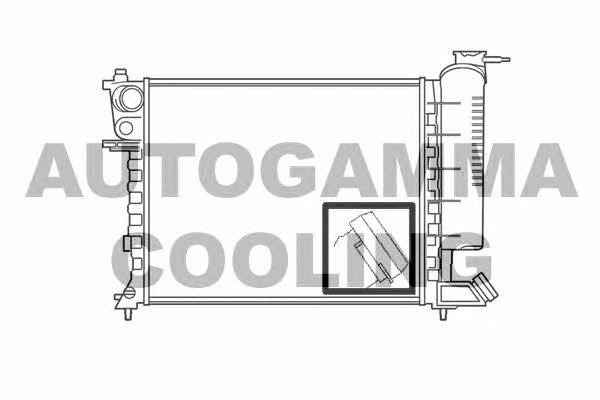 Autogamma 100213 Radiator, engine cooling 100213