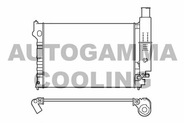Autogamma 100215 Radiator, engine cooling 100215