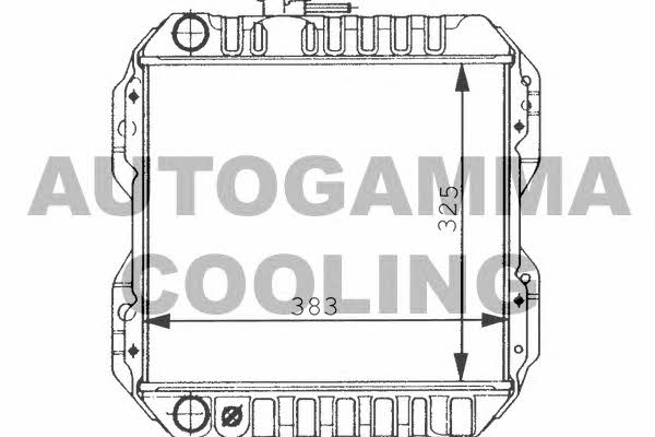 Autogamma 100241 Radiator, engine cooling 100241
