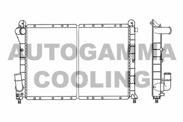 Autogamma 100269 Radiator, engine cooling 100269