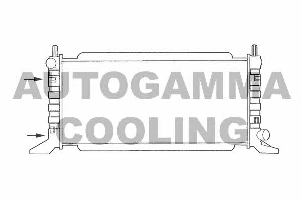 Autogamma 100342 Radiator, engine cooling 100342