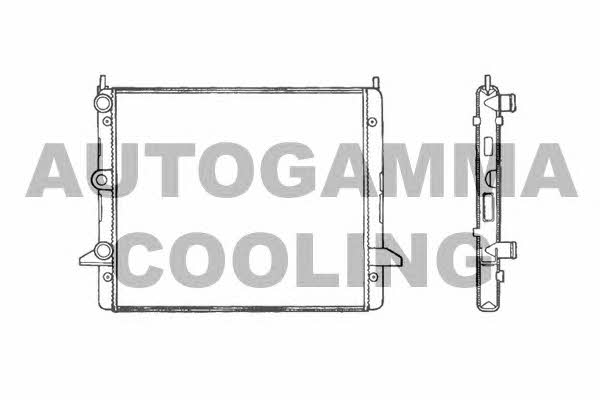 Autogamma 100359 Radiator, engine cooling 100359