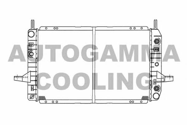 Autogamma 100380 Radiator, engine cooling 100380