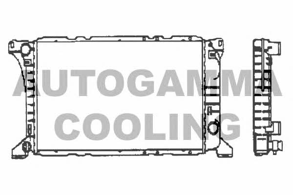 Autogamma 100393 Radiator, engine cooling 100393