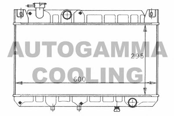 Autogamma 100479 Radiator, engine cooling 100479
