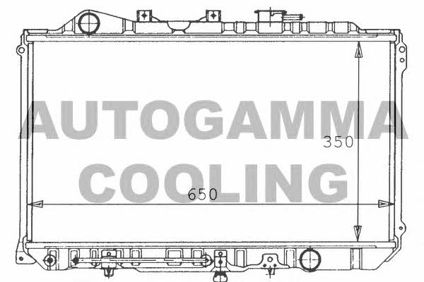 Autogamma 100496 Radiator, engine cooling 100496