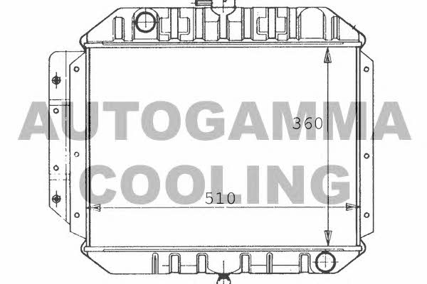 Autogamma 100604 Radiator, engine cooling 100604