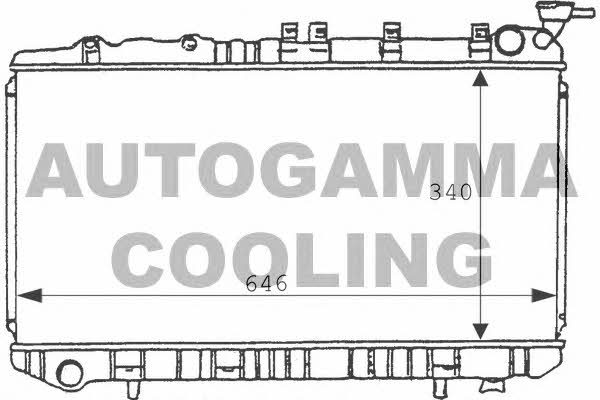 Autogamma 100630 Radiator, engine cooling 100630