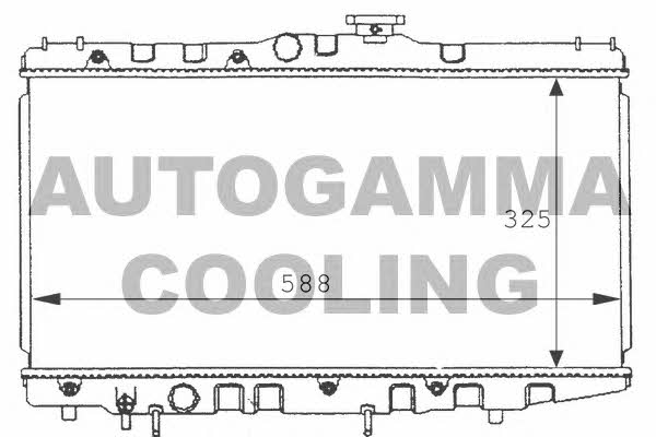 Autogamma 101017 Radiator, engine cooling 101017